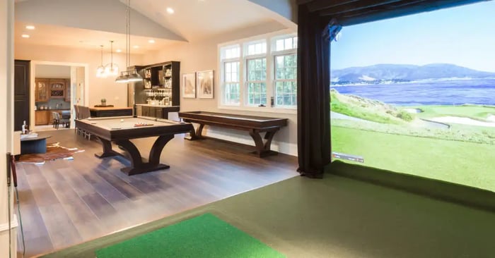 Full Home Remodel with Golf Room | COOPER Design Build