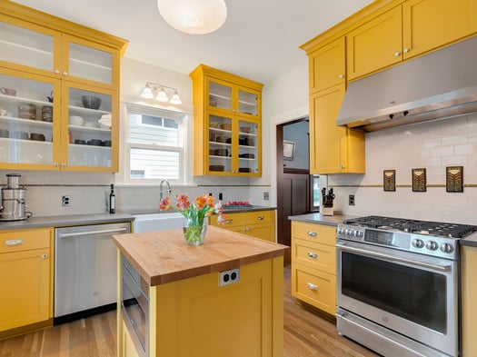 Kitchen in a Fine Home Renovation