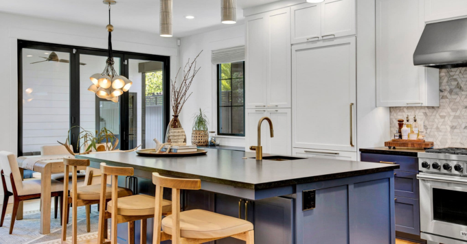 How do you design a kitchen that works for both daily life and guests