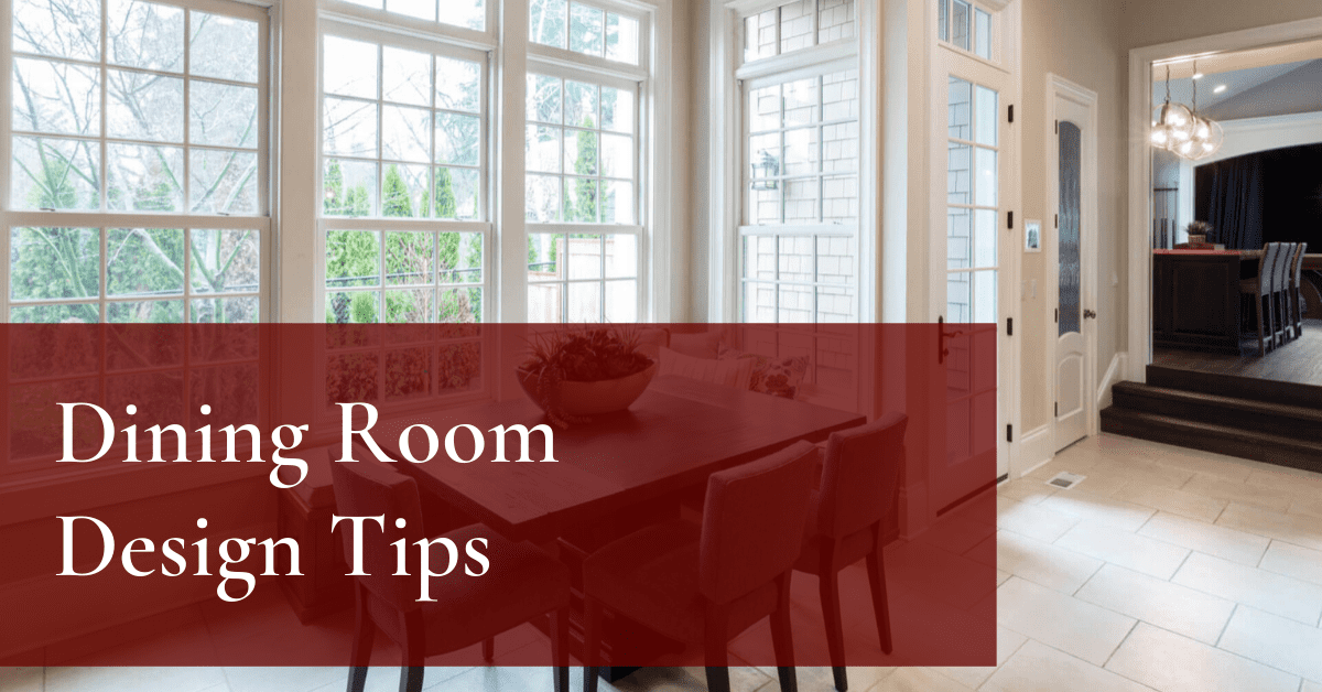 Dining Room Design Tips 